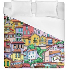 Menton Old Town France Duvet Cover (king Size) by Bedest