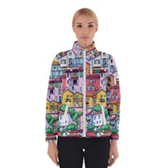 Menton Old Town France Women s Bomber Jacket