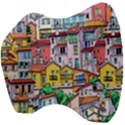 Menton Old Town France Velour Head Support Cushion View4