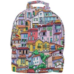 Menton Old Town France Mini Full Print Backpack by Bedest