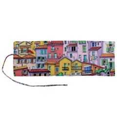 Menton Old Town France Roll Up Canvas Pencil Holder (m)