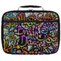 Graffiti Word Seamless Pattern Full Print Lunch Bag View1