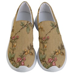 Flowers, Branches, Desenho, Edge, Leaves Women s Lightweight Slip Ons by kyorashop23