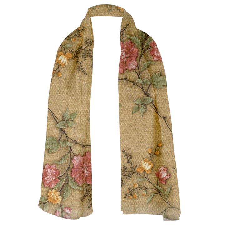 Flowers, Branches, Desenho, Edge, Leaves Lightweight Scarf 