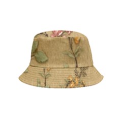 Flowers, Branches, Desenho, Edge, Leaves Inside Out Bucket Hat (kids) by kyorashop23