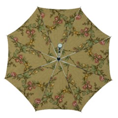 Flowers, Branches, Desenho, Edge, Leaves Automatic Folding Umbrella With Case (medium)