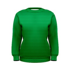 Green Lego Texture, Lego Background, Lego Texture, Green Women s Sweatshirt