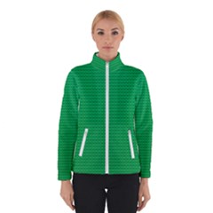 Green Lego Texture, Lego Background, Lego Texture, Green Women s Bomber Jacket