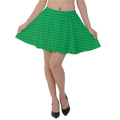 Green Lego Texture, Lego Background, Lego Texture, Green Velvet Skater Skirt