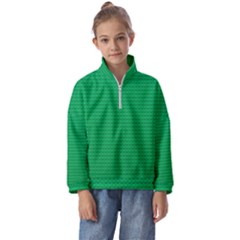 Green Lego Texture, Lego Background, Lego Texture, Green Kids  Half Zip Hoodie