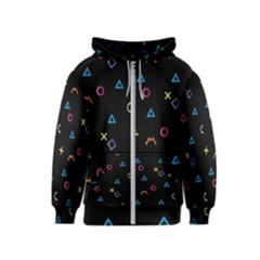 Kids , Kids , Background, Doodle Kids  Zipper Hoodie