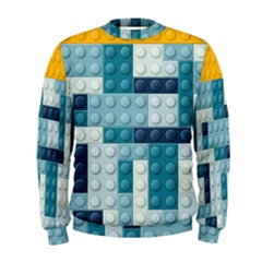 Lego, Background, Dots Men s Sweatshirt