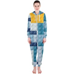 Lego, Background, Dots Hooded Jumpsuit (ladies)