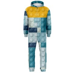 Lego, Background, Dots Hooded Jumpsuit (men)