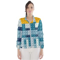 Lego, Background, Dots Women s Windbreaker