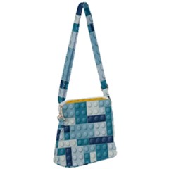 Lego, Background, Dots Zipper Messenger Bag by kyorashop23