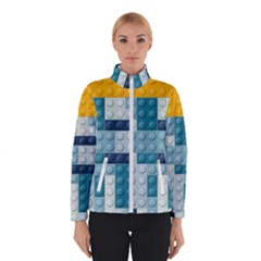 Lego, Background, Dots Women s Bomber Jacket