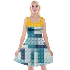 Lego, Background, Dots Reversible Velvet Sleeveless Dress