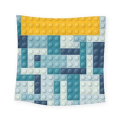 Lego, Background, Dots Square Tapestry (small)