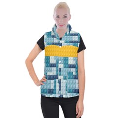 Lego, Background, Dots Women s Button Up Vest