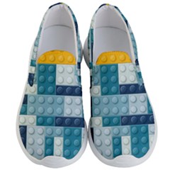 Lego, Background, Dots Men s Lightweight Slip Ons by kyorashop23