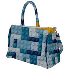 Lego, Background, Dots Duffel Travel Bag by kyorashop23