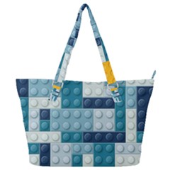 Lego, Background, Dots Full Print Shoulder Bag by kyorashop23