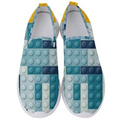 Lego, Background, Dots Men s Slip On Sneakers by kyorashop23