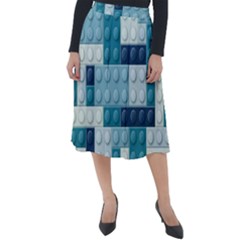 Lego, Background, Dots Classic Velour Midi Skirt  by kyorashop23