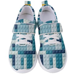 Lego, Background, Dots Women s Velcro Strap Shoes by kyorashop23