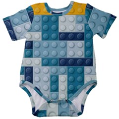 Lego, Background, Dots Baby Short Sleeve Bodysuit by kyorashop23