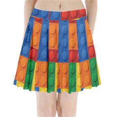 Lego, Constructor Pleated Mini Skirt by kyorashop23