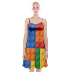 Lego, Constructor Spaghetti Strap Velvet Dress