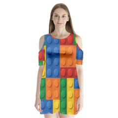 Lego, Constructor Shoulder Cutout Velvet One Piece