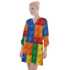 Lego, Constructor Open Neck Shift Dress