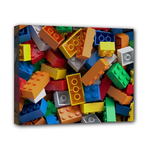 Lego, Toy Block, Colorfulness, Kids Canvas 10  X 8  (stretched) by kyorashop23