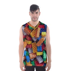 Lego, Toy Block, Colorfulness, Kids Men s Basketball Tank Top by kyorashop23