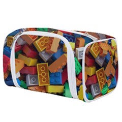 Lego, Toy Block, Colorfulness, Kids Toiletries Pouch by kyorashop23