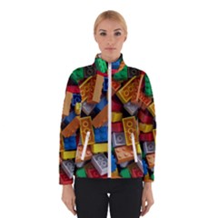 Lego, Toy Block, Colorfulness, Kids Women s Bomber Jacket