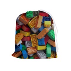 Lego, Toy Block, Colorfulness, Kids Drawstring Pouch (xl) by kyorashop23