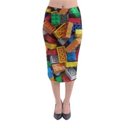 Lego, Toy Block, Colorfulness, Kids Midi Pencil Skirt by kyorashop23