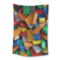 Lego, Toy Block, Colorfulness, Kids Small Tapestry