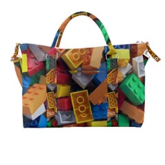 Lego, Toy Block, Colorfulness, Kids Carry-on Travel Shoulder Bag by kyorashop23