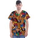 Lego, Toy Block, Colorfulness, Kids Men s V-Neck Scrub Top View1