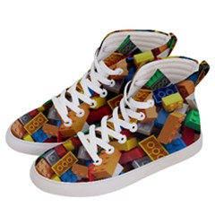 Lego, Toy Block, Colorfulness, Kids Men s Hi-top Skate Sneakers by kyorashop23