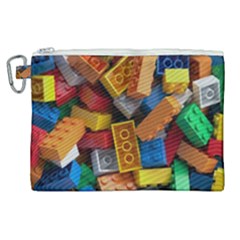 Lego, Toy Block, Colorfulness, Kids Canvas Cosmetic Bag (xl) by kyorashop23