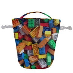 Lego, Toy Block, Colorfulness, Kids Drawstring Bucket Bag by kyorashop23