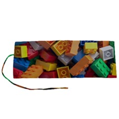 Lego, Toy Block, Colorfulness, Kids Roll Up Canvas Pencil Holder (s) by kyorashop23