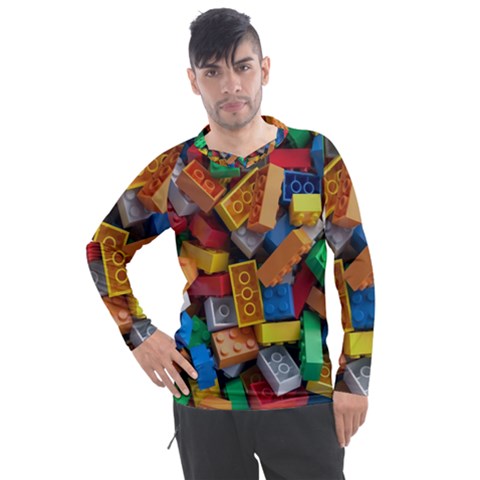 Lego, Toy Block, Colorfulness, Kids Men s Pique Long Sleeve T-shirt by kyorashop23