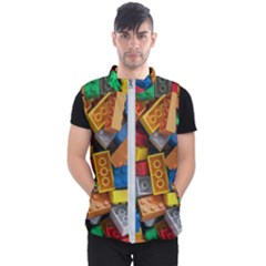 Lego, Toy Block, Colorfulness Men s Puffer Vest